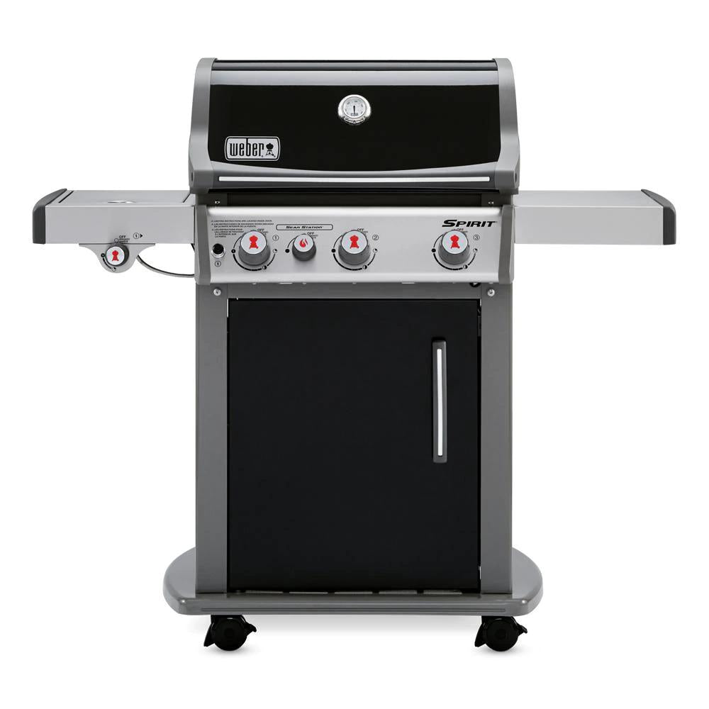 Spirit E-330 3-Burner Liquid Propane Gas Grill In Black With -In Thermomete