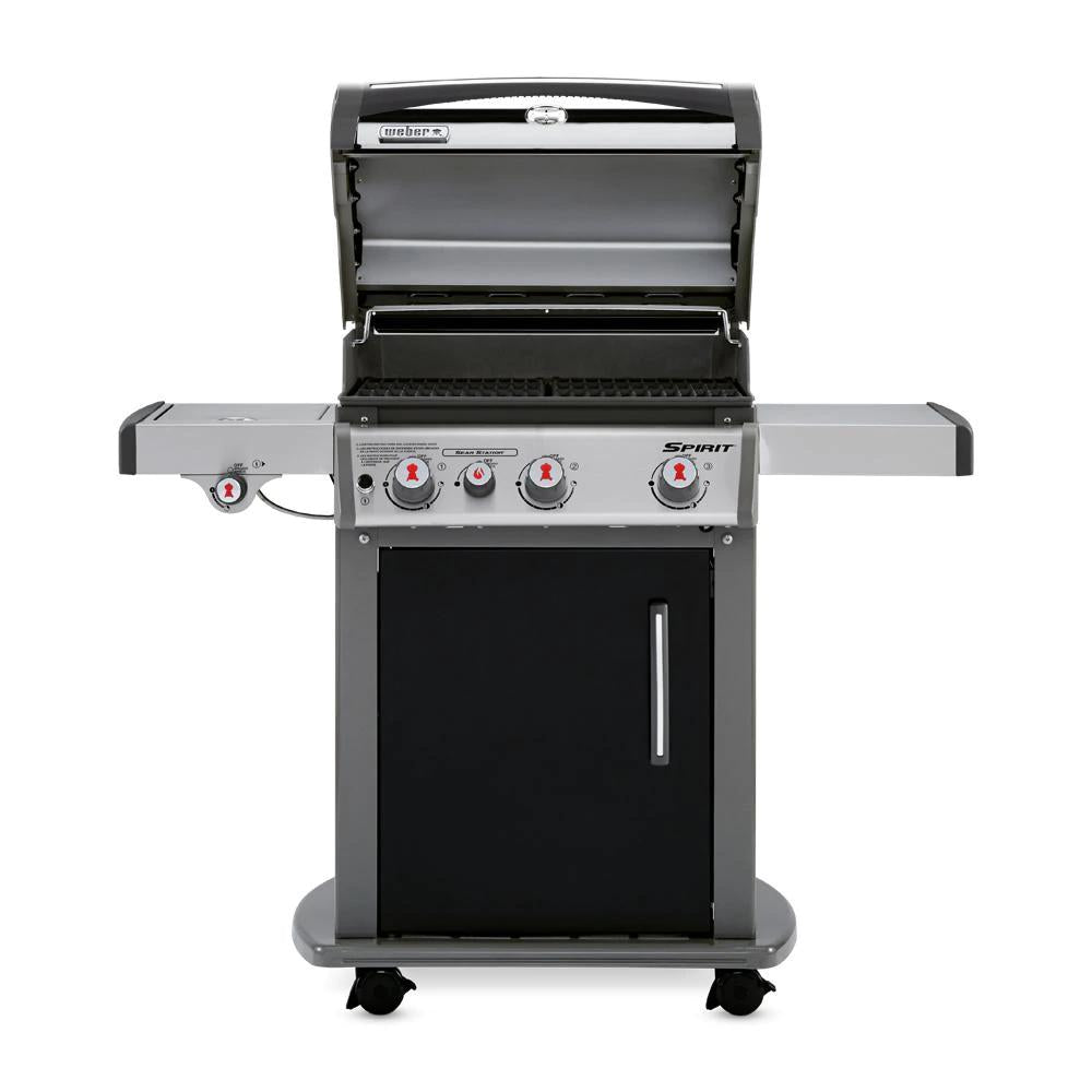 Spirit E-330 3-Burner Liquid Propane Gas Grill In Black With -In Thermomete