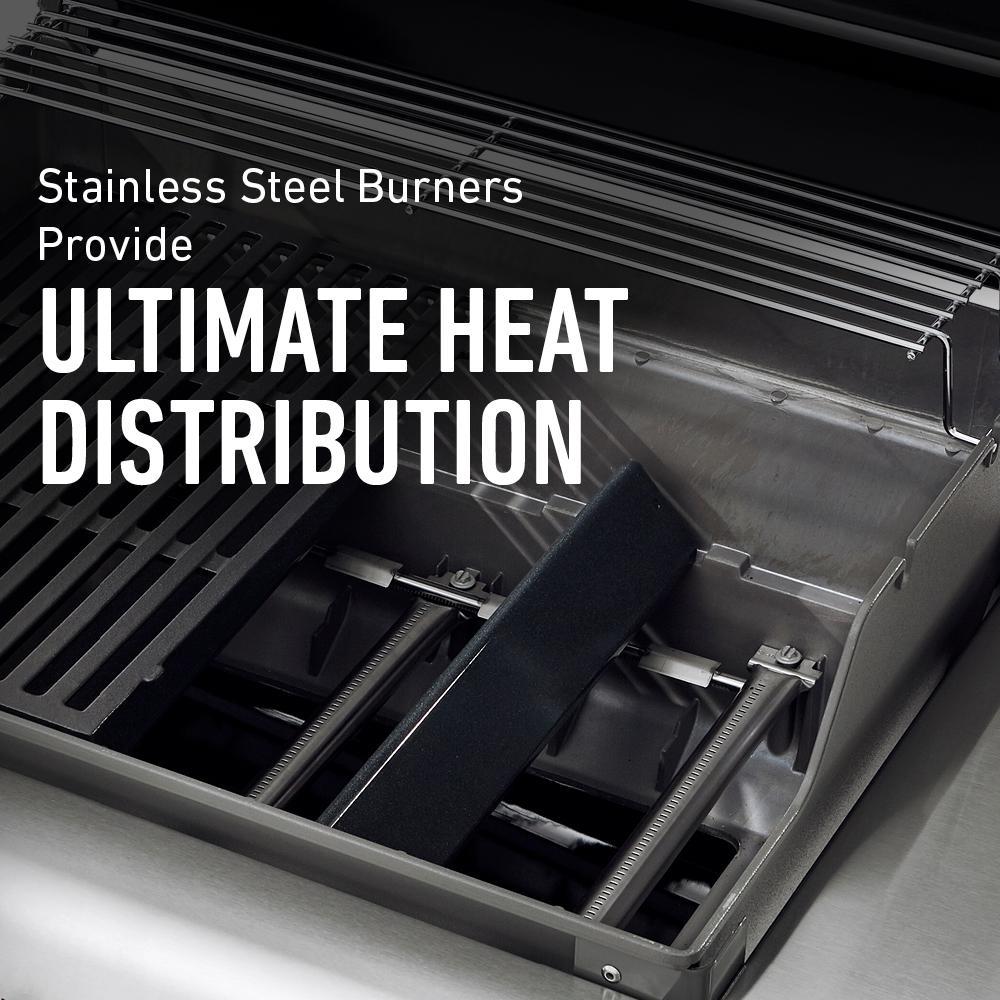 Spirit E-330 3-Burner Liquid Propane Gas Grill In Black With -In Thermomete
