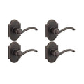 Austin Venetian Bronze PassaHall/Closet Door Lever (4-Pack)