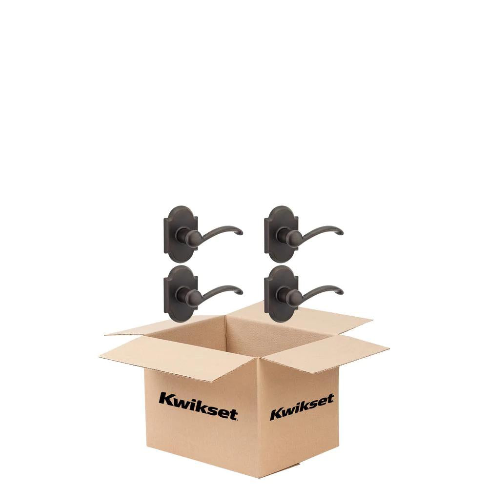 Austin Venetian Bronze PassaHall/Closet Door Lever (4-Pack)