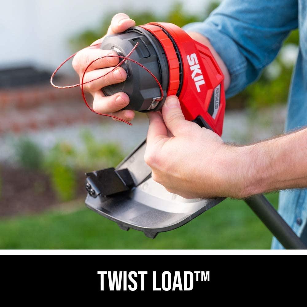 SKIL CB7478-10 PWR CORE 40 Brushless 40V Cordless 14'' String Trimmer and Blower Combo Kit Includes 2.5Ah Battery and Auto PWR Jump Charger