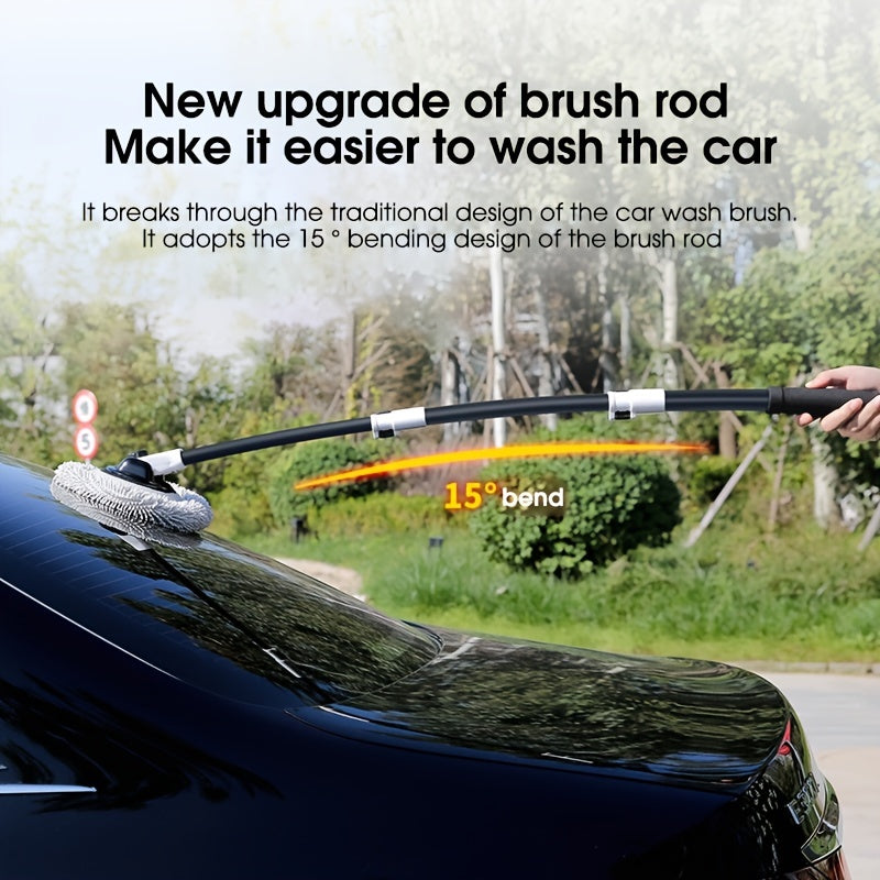 Car Scrub Mop Car Wash Special Car Scrub Brush Car Wash Cleaning Tool Chenille Soft Wool Car Wash Brush Car Maintenance Cleaning Tool Car Accessories