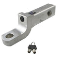 EQUALIZER DTLBM9200 Fastway 2 In. Drop 1.25 Billet Aluminum Anti-Rattle Tensioned Polished Self LocBall Mount