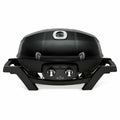 PRO285-BK TravelQ Portable Steel 2 burner Natural Gas Grill, Black
