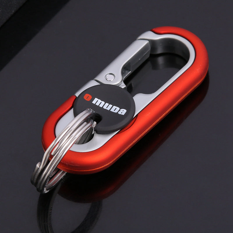 Upgrade Your Style with This High-Grade Metal Alloy Car Key Chain - Perfect for Men's Waist Hanging!