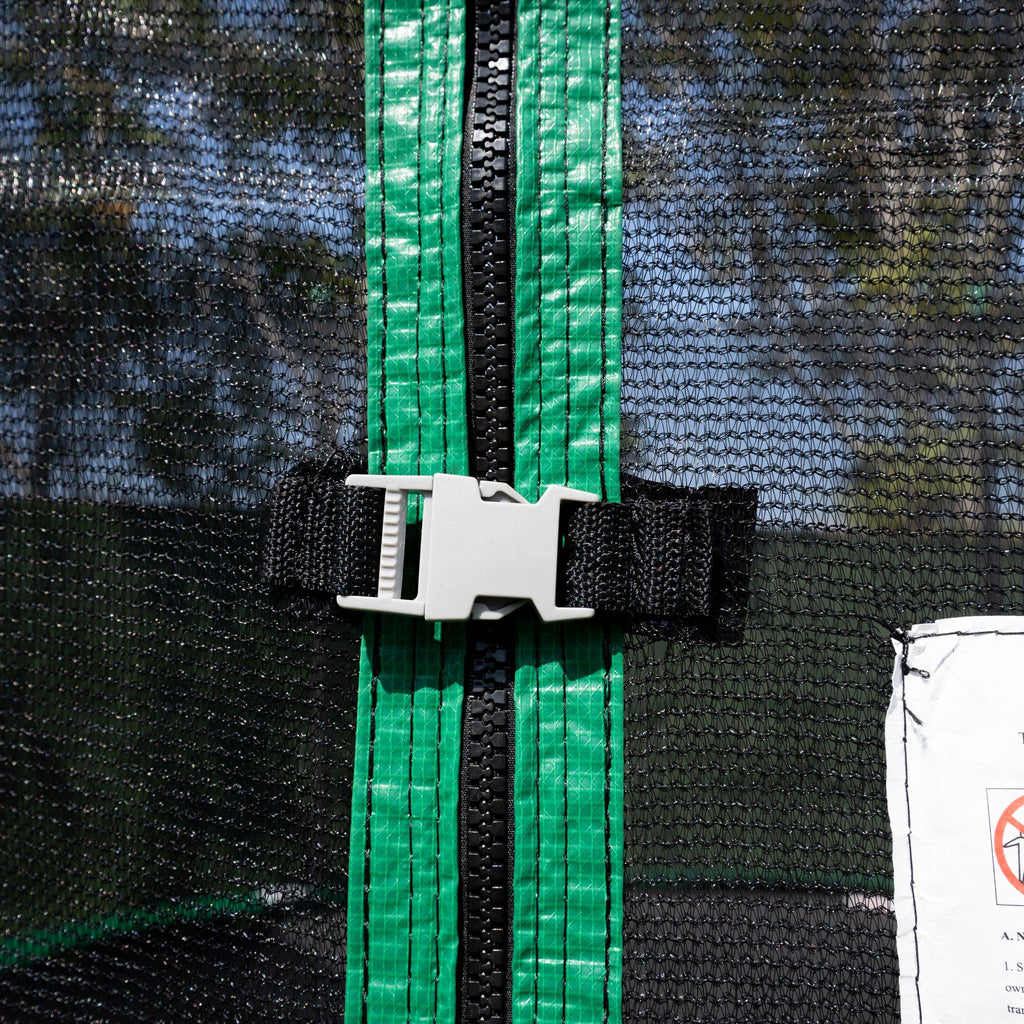 14' Trampoline with Enclosure, Green