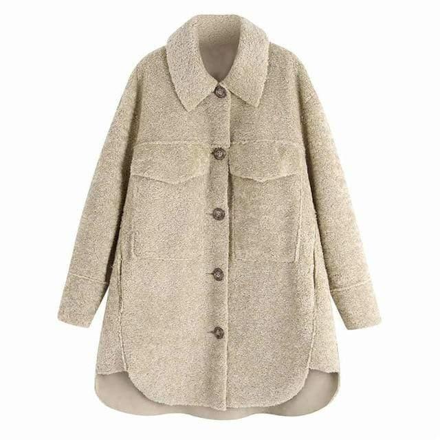 stylish vintage loose coat