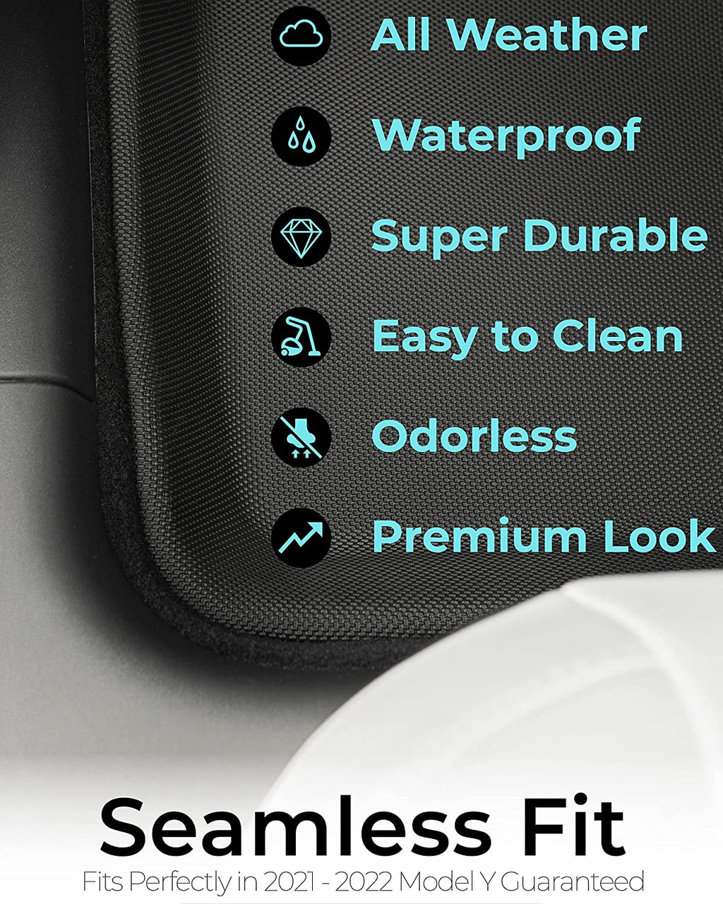 3pcs For Model Y Accsessories  XPE Premium All Weather Anti-Slip Waterproof Floor Mats Fit For Tesla Model Y Model 3