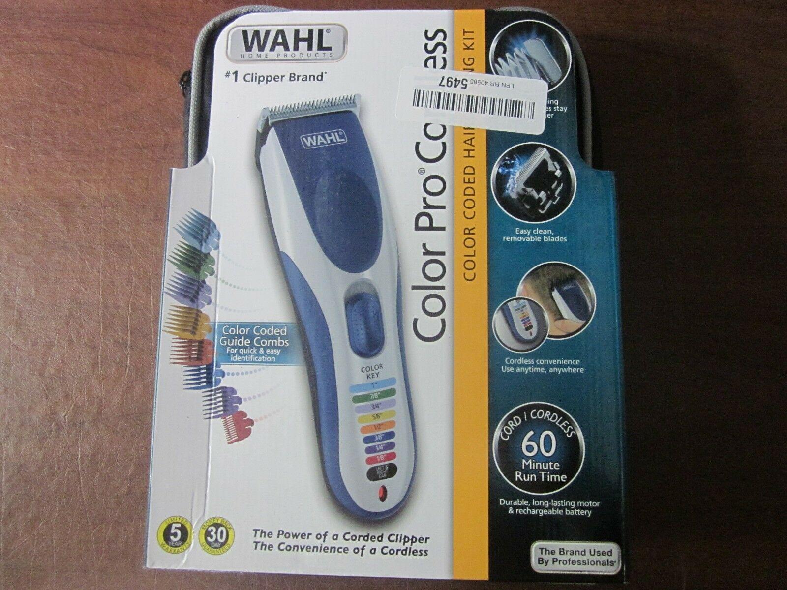 Wahl Clipper Color Pro Cordless Rechargeable Hair Clippers, {Hair trimmers}