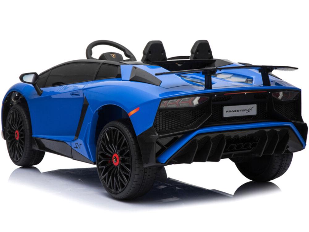 Mini Moto Lamborghini 12v Blue (includes RC Control), Kids Electric Ride On Car and Remote Control - Blue