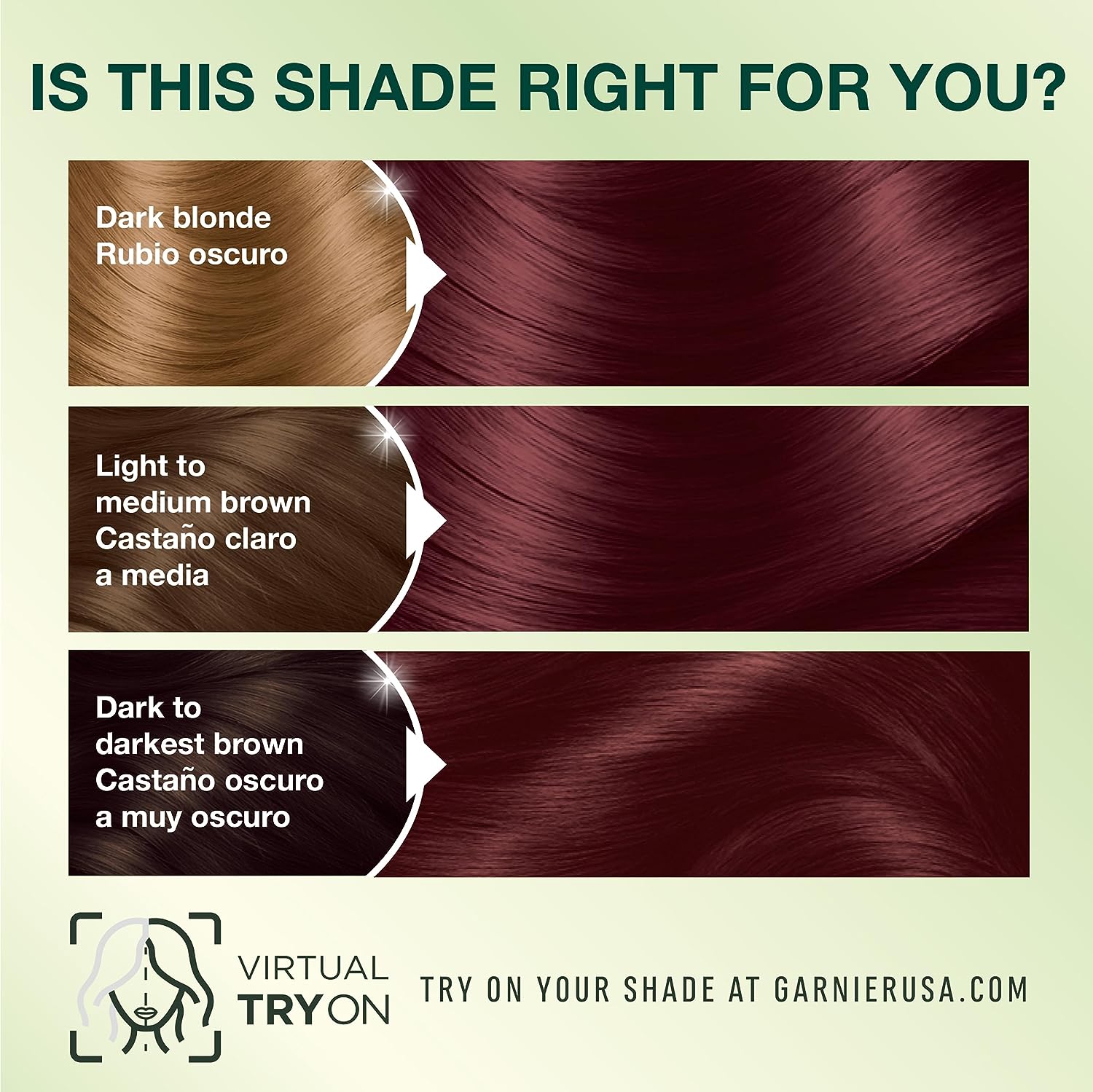Garnier Hair Color Nutrisse Nourishing Creme, 56 Medium Reddish Brown (Sangria) Permanent Hair Dye, 2 Count (Packaging May Vary)