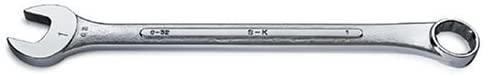 SK Professional Tools C84 12-Point Fractional Wrench - Standard, 2-5/8 in. Combination Chrome Wrench with SuperKrome Finish, Made in USA
