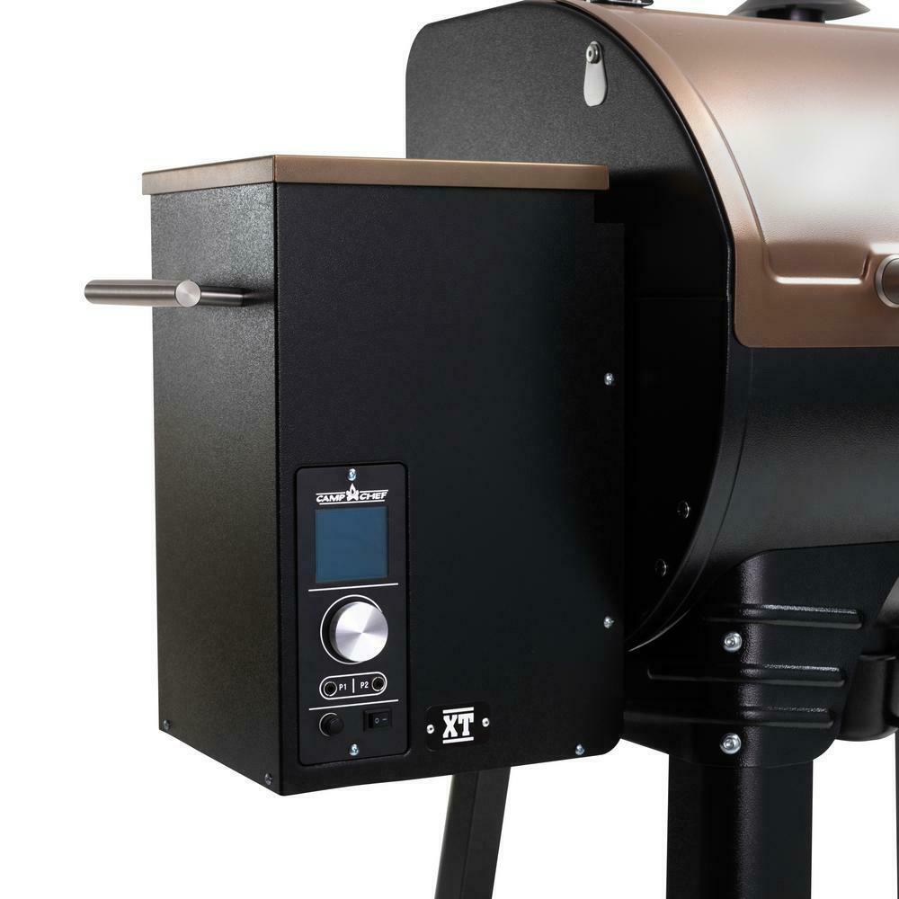 Pellet Grill Porcelain-Coated Steel Digital Temperature Black