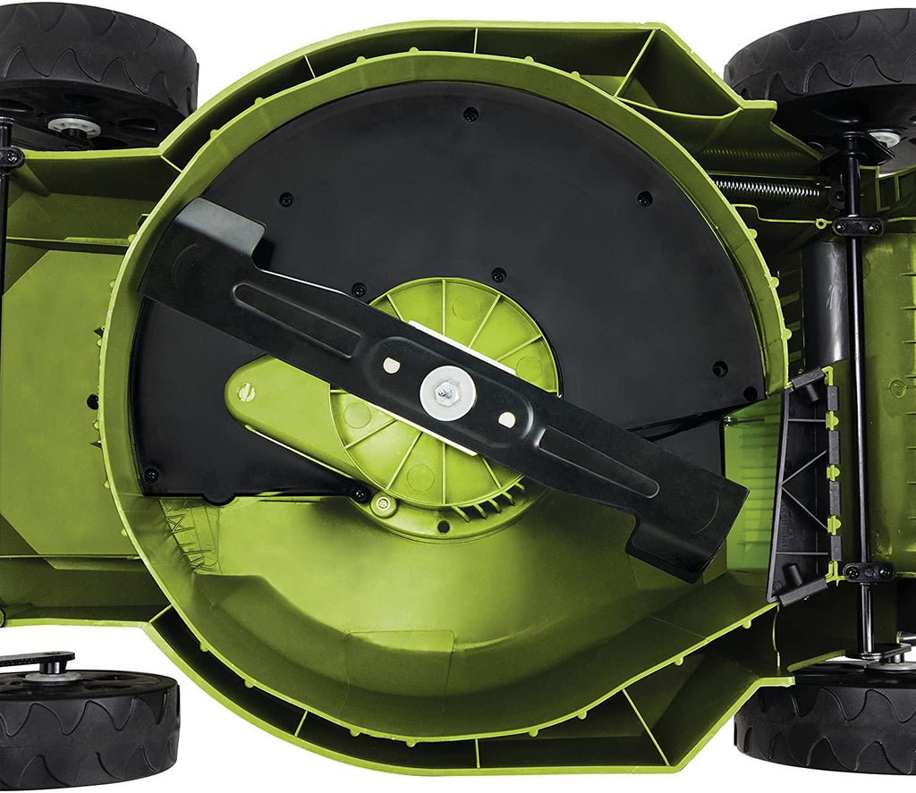 Sun Joe MJ402E 16-Inch 12-Amp Electric Lawn Mower + Mulcher, 6-Position Height Adjustment, 9.3-Gallon Detachable Grass Collection Bag