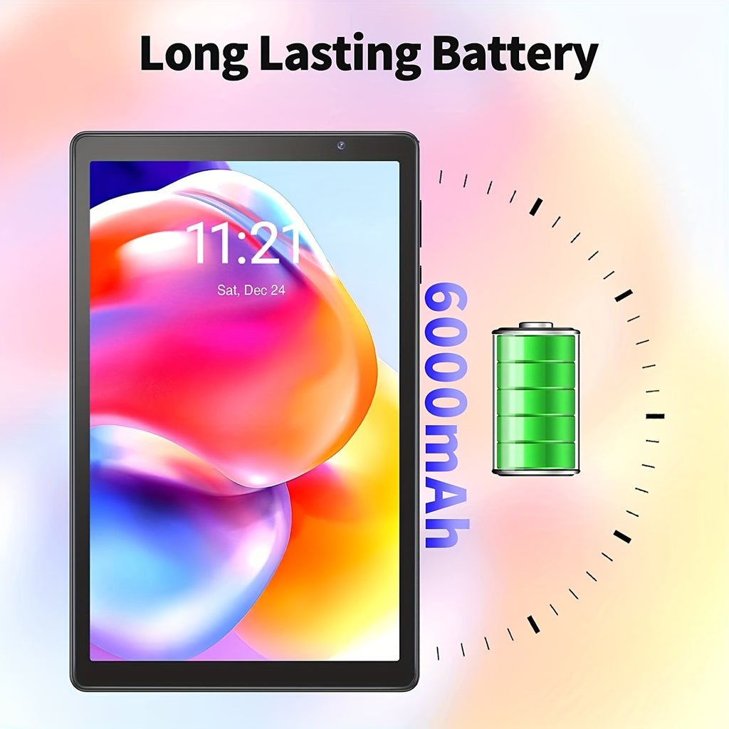 PRITOM 10-inch Compatible With Android 12 Tablet, 4GB DDR (2GB+2GBExpansion)RAM, 32GB ROM, 6000MAh, Quad Core Processor, 10 Inch Tablet, For Android Tablet High-definition IPS Screen, Camera, Wi Fi, For Google,PC,Pad Tablet