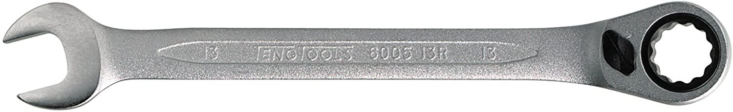 Teng Tools 8 Piece Metric 12 Point Ratcheting Combination Wrench Set (8-19mm) - TT6508R