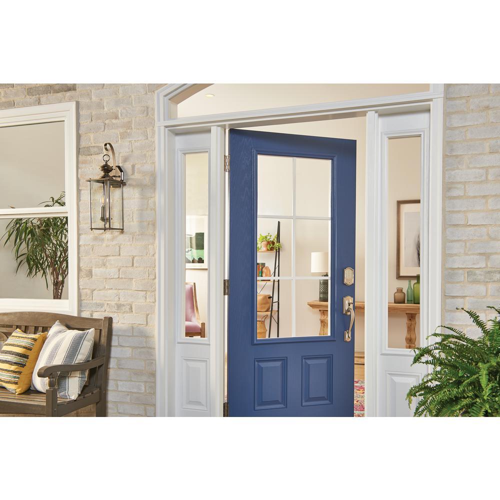 Camelot Encode Smart Wifi Door Lock with Alarm in Satin Nickel