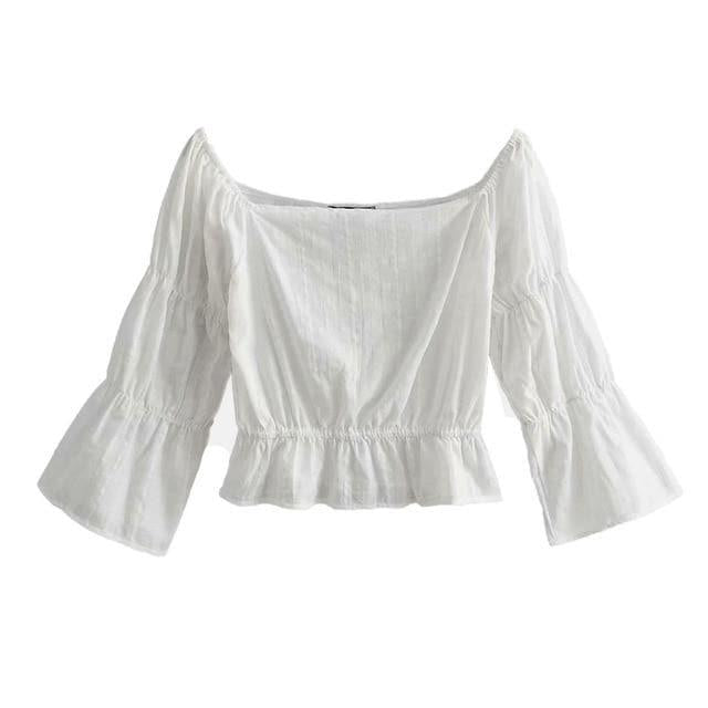 off shoulder elegant blouse