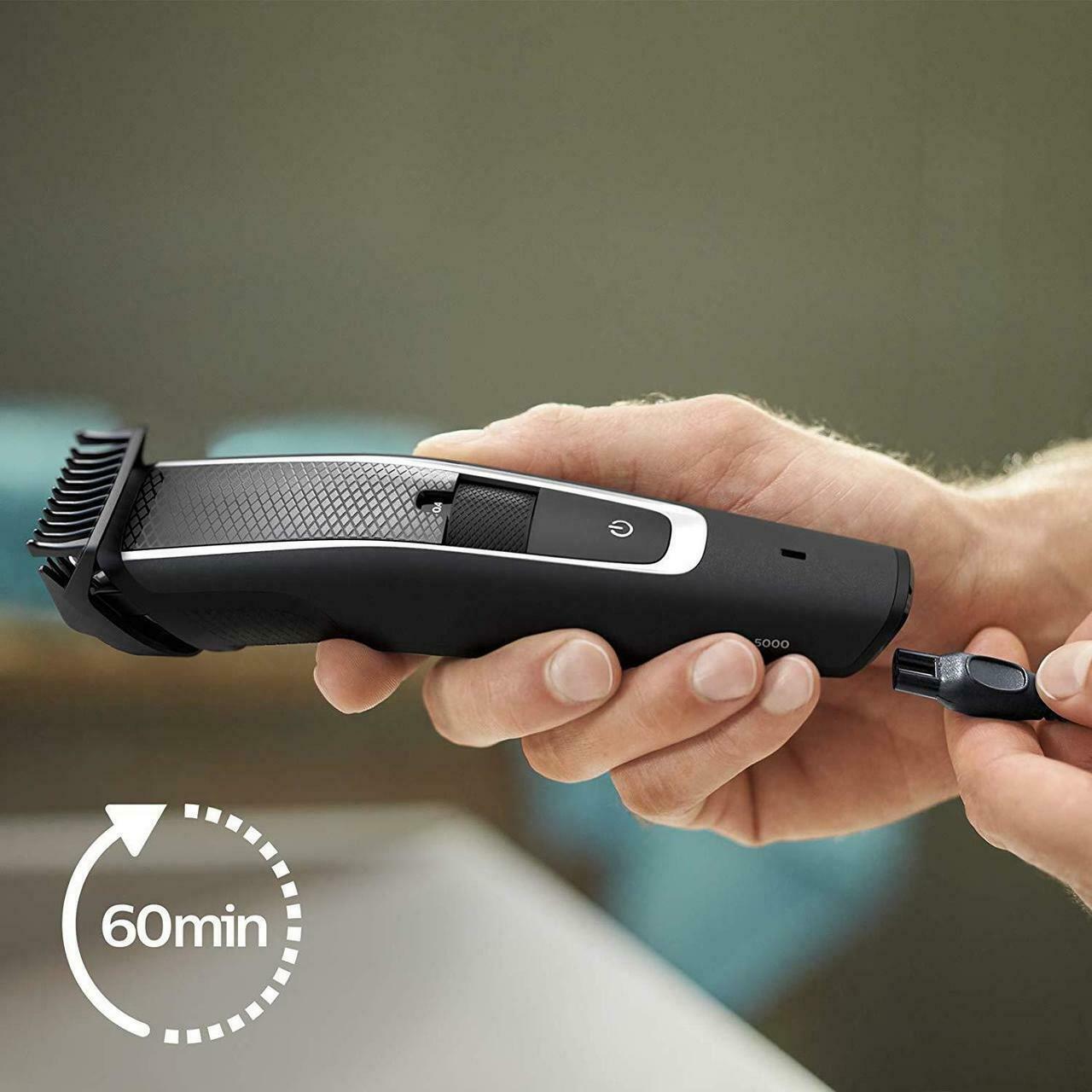 Philips Series 5000 Beard & Stubble Trimmer Nose Ear & Eyebrow Shaver BT5503/83