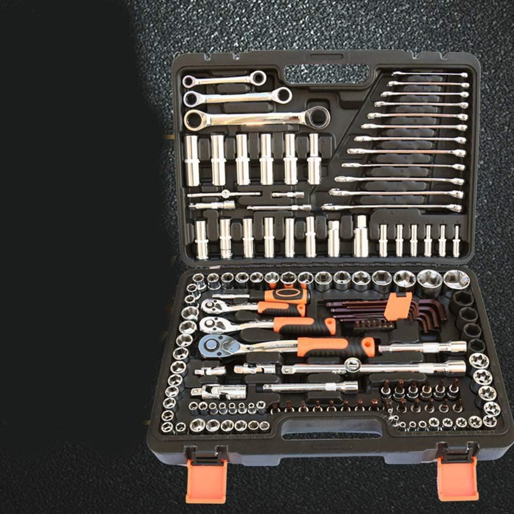 PENFU Wrench Socket Set Tool 150 Pieces Auto Repair Toolbox Combination Set Multi-Function Car Socket Wrench Set Hand Repair Tool