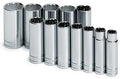 SK 4812 12 Piece 1/2-Inch Drive 12 Point Deep 1/2-Inch to 1-1/4-Inch Socket Set