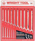 Wright Tool D978 Combination Wrenches, Full Polish Finish
