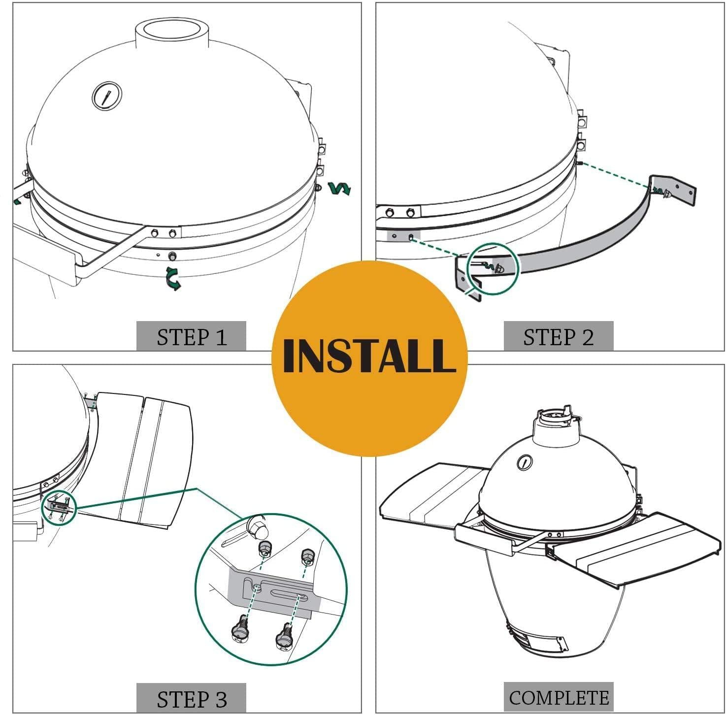 Ka  Side Shelves Composite HDPE Egg Mate for X-LarBig Gree