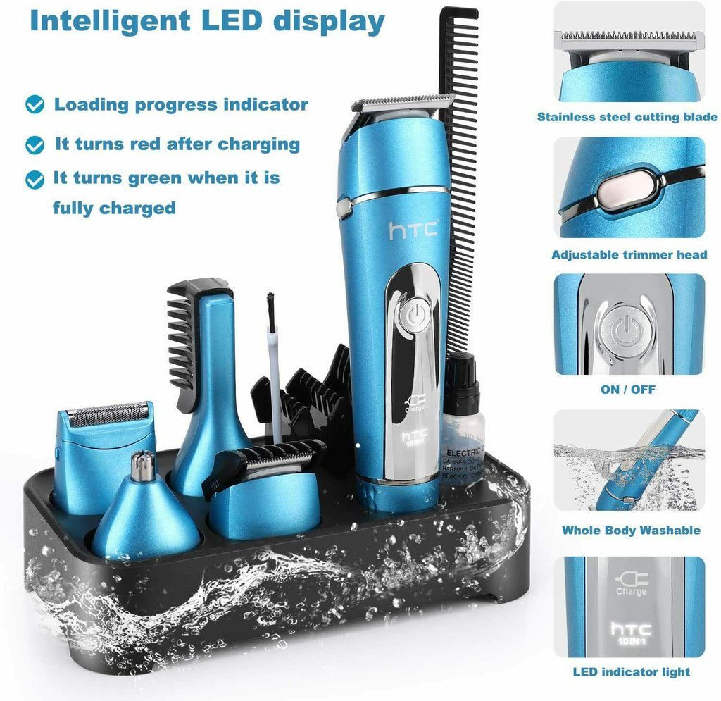 Machine Cut Hair Professional Trimmer 10 On 1 Set Of Shaving Multifunction