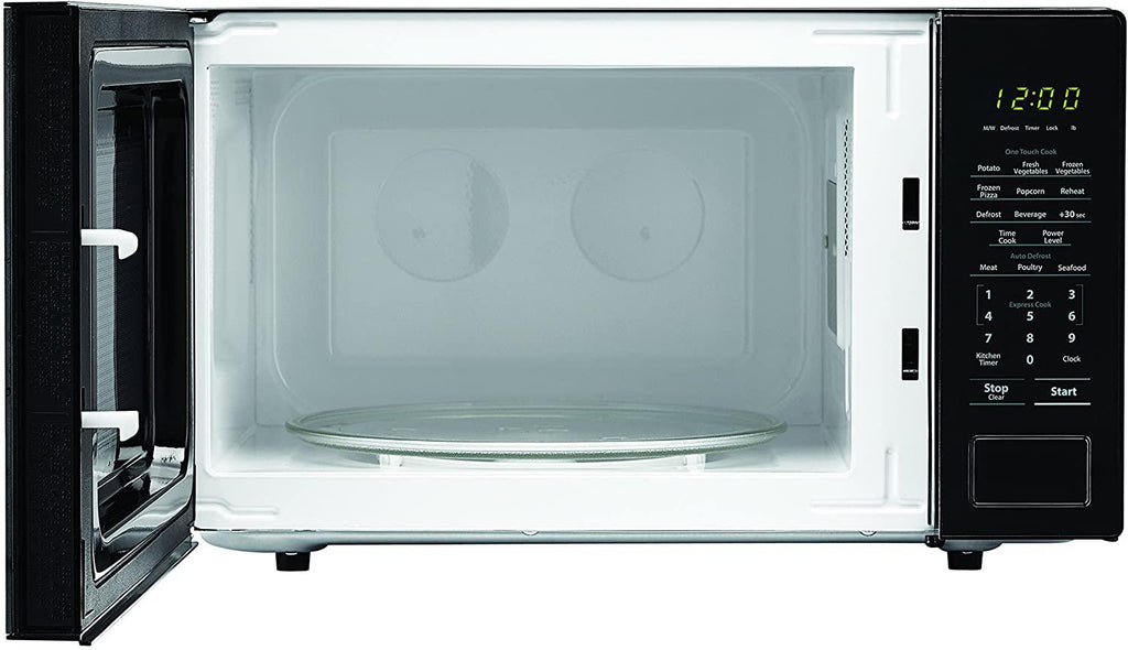 SHARP Black Carousel 1.1 Cu. Ft. 1000W Countertop Microwave Oven (ISTA 6 Packaging), Cubic Foot, 1000 Watts