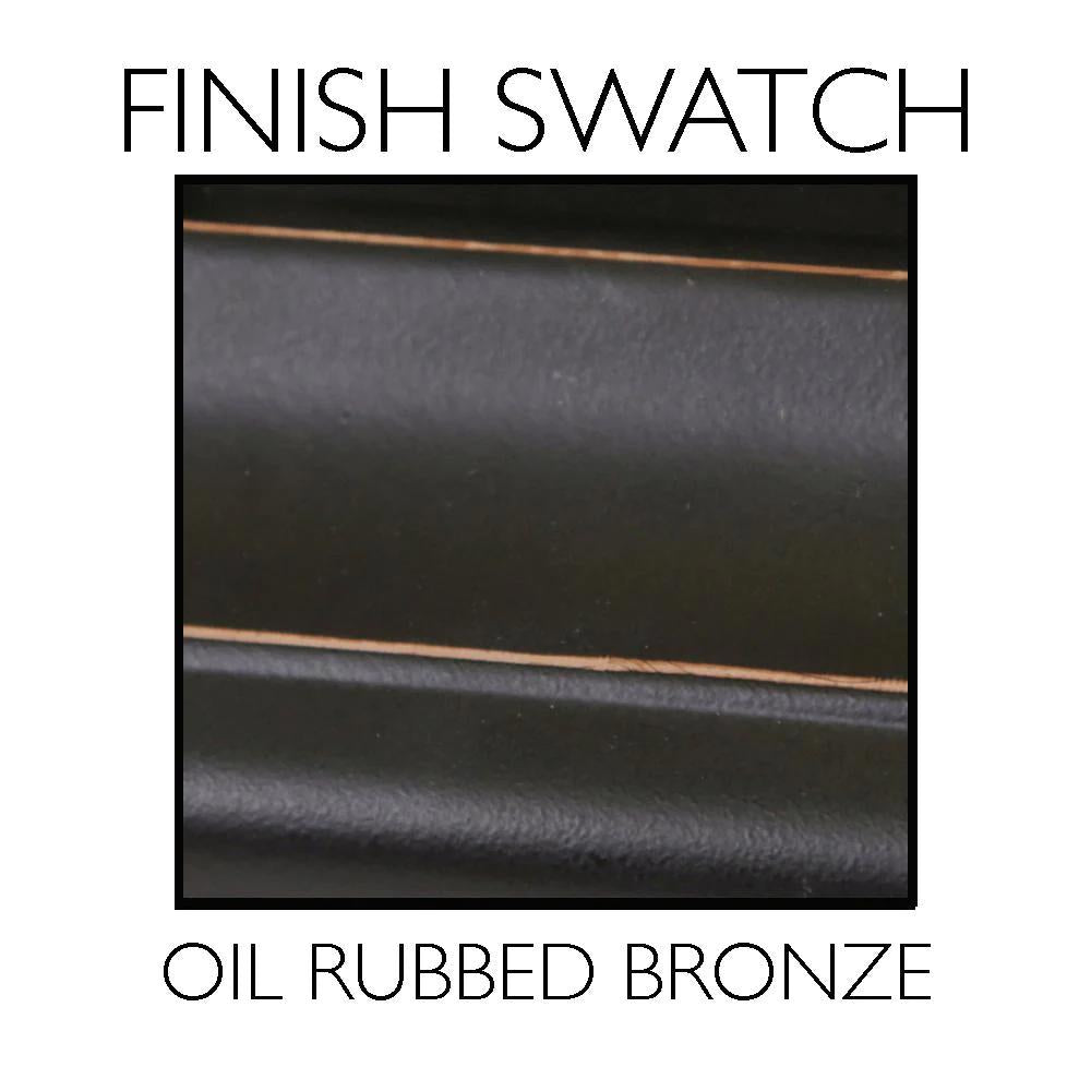 Stratford Oil Rubbed Bronze PassaHall/Closet Door Lever with Universal 6-Way Latch (12-Pack)