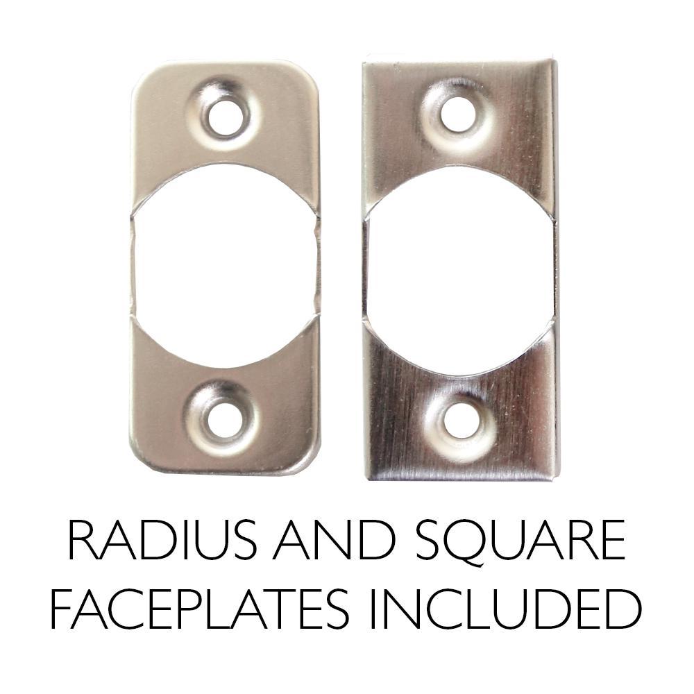 Stratford Oil Rubbed Bronze PassaHall/Closet Door Lever with Universal 6-Way Latch (12-Pack)