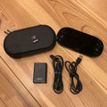 PlayStation Vita Black Battery Charger, Main Unit Case 8GB With Minecarft Used