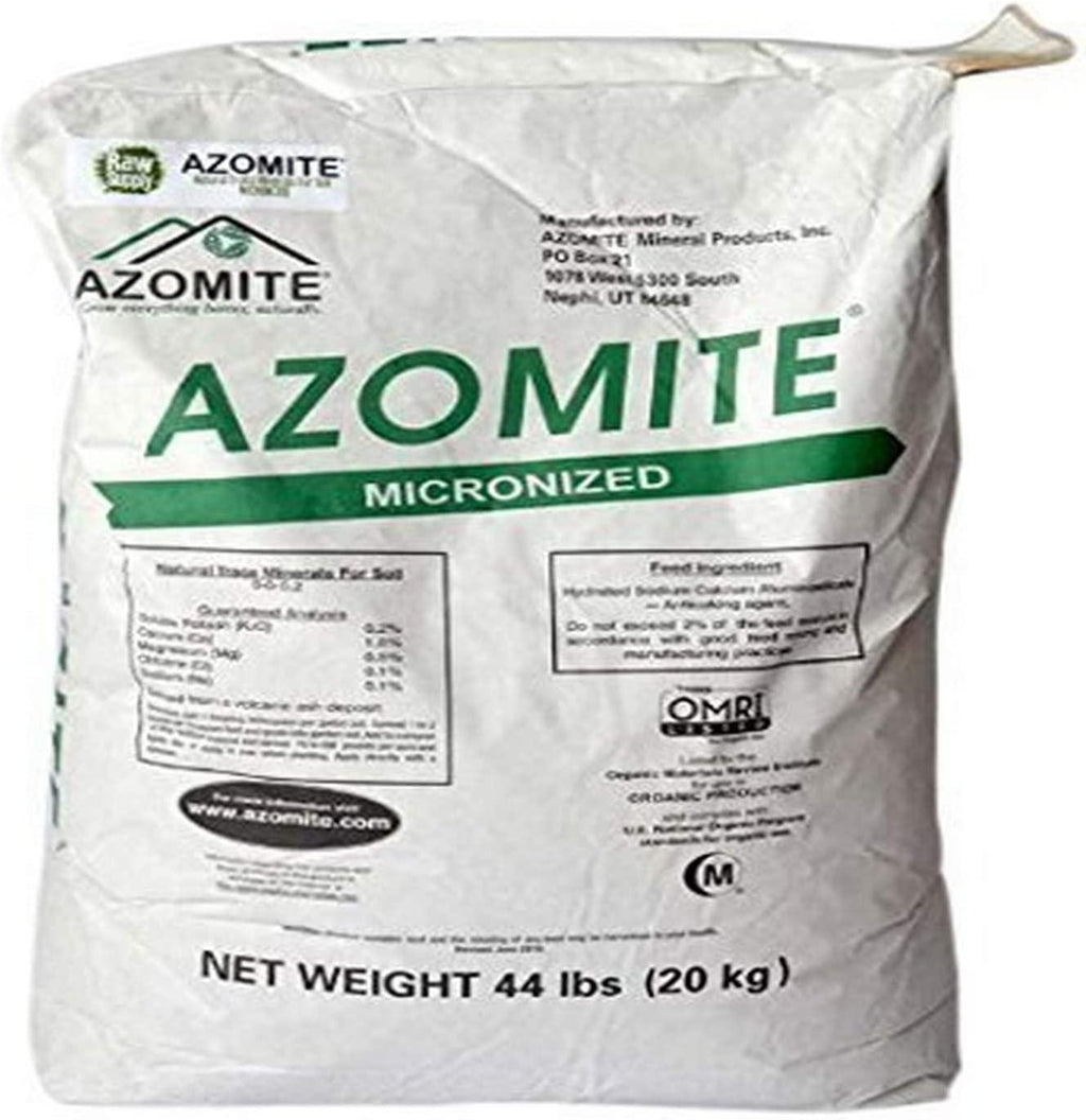 44 Pounds of Azomite by The Seed Supply - Natural Trace Mineral Powder - 67 Essential Minerals - Bulk Fertilizer Powder - Be Green and Grow Your Own Food