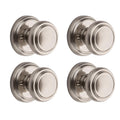 PrestiAlcott Satin Nickel Hall/Closet Door Knob (4-Pack)