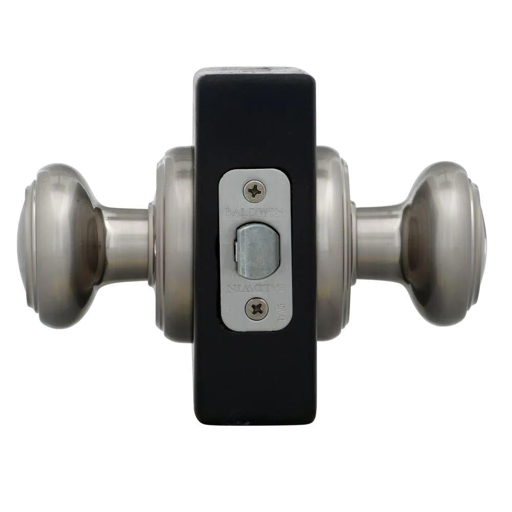 PrestiAlcott Satin Nickel Hall/Closet Door Knob (4-Pack)
