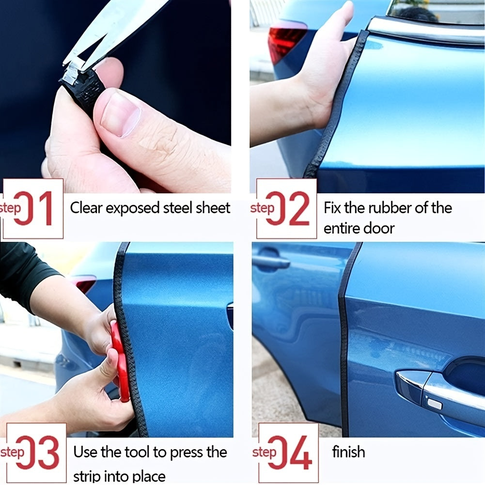 Protect Your Car Doors With Anti-Collision, Soundproof &amp; Dustproof Rubber Strips