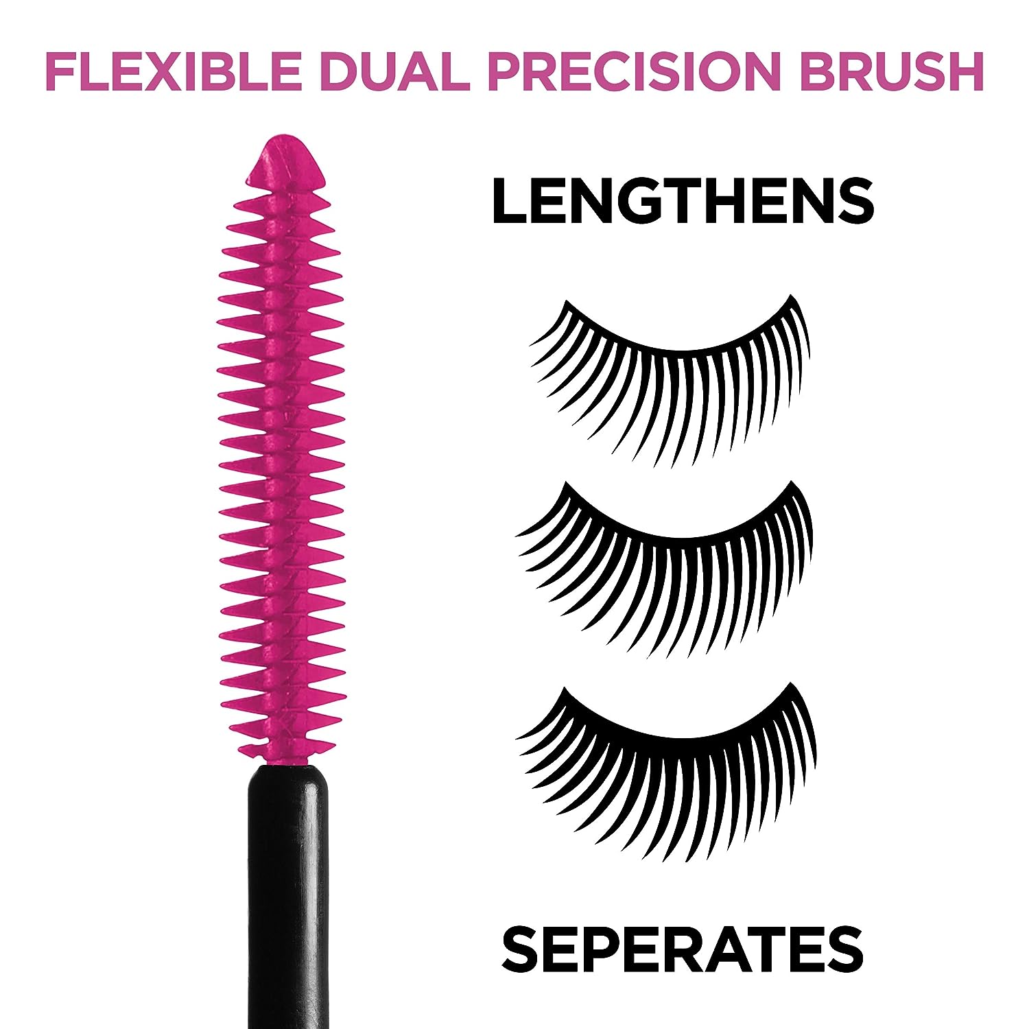 L'Oreal Paris Telescopic Mascara, Carbon Black [935] 0.27 oz (Pack of 4)