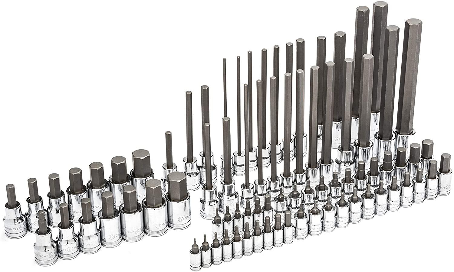 GEARWRENCH 81 Pc.  Hex Bit Socket Set  - 89084