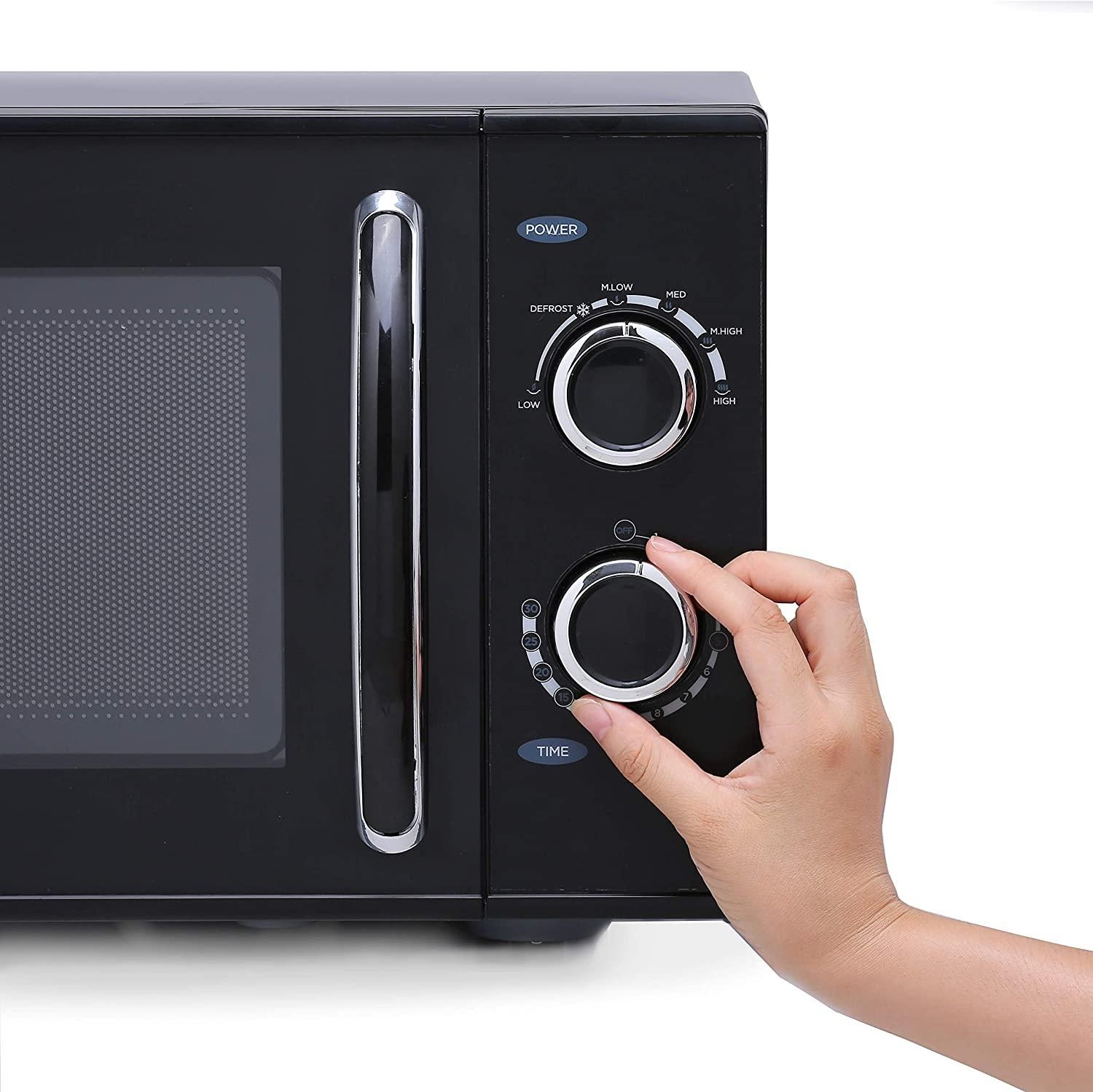 Commercial Chef Counter Top Rotary Microwave Oven 0.9 Cubic Feet, 900 Watt, Black, CHMH900B
