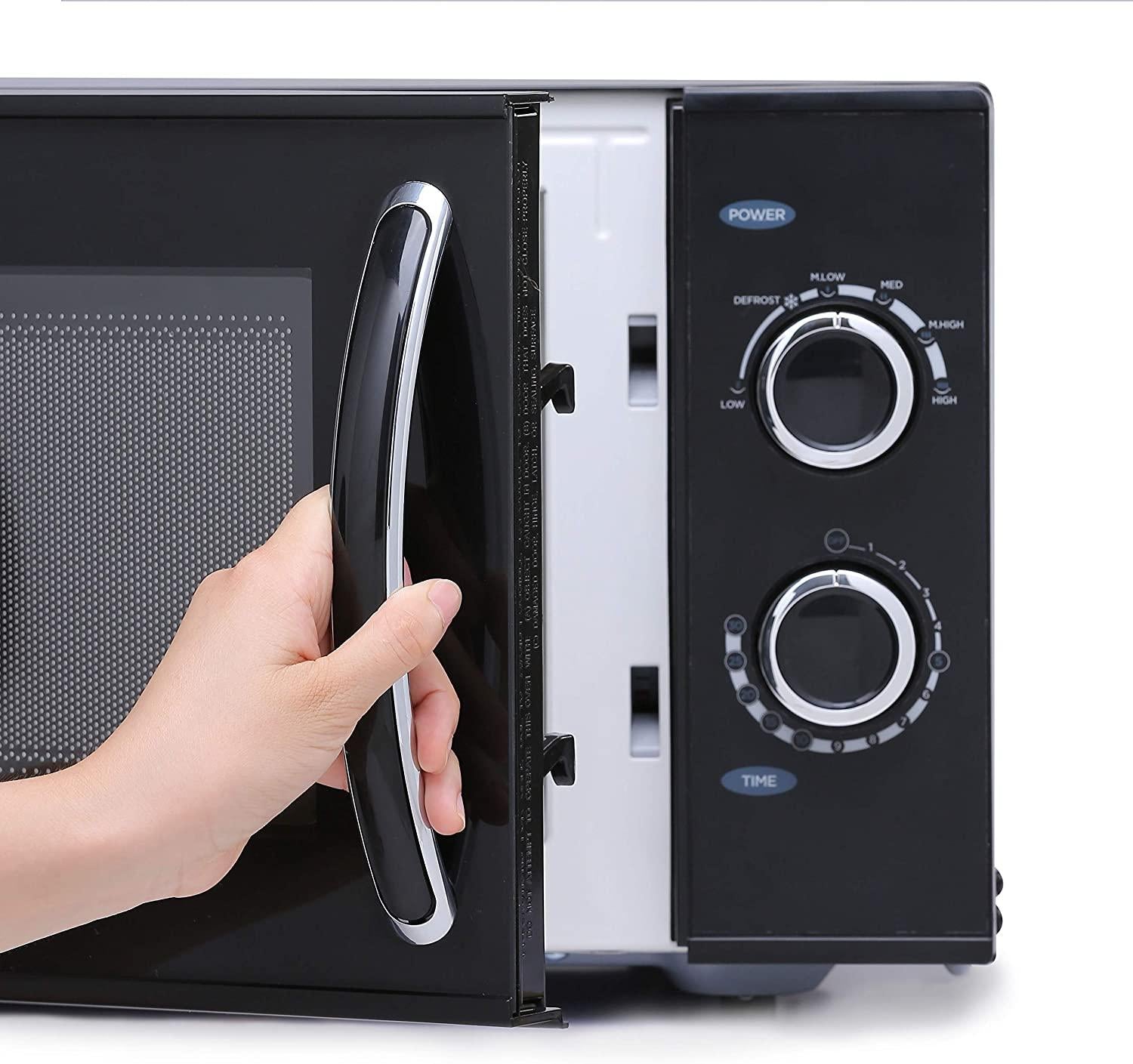 Commercial Chef Counter Top Rotary Microwave Oven 0.9 Cubic Feet, 900 Watt, Black, CHMH900B