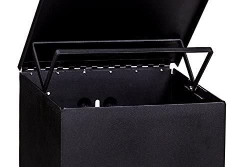 Standard Dog Waste Station / Tie_Handle Roll_Square Can(Matte Black)