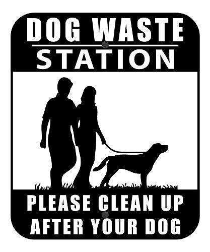Standard Dog Waste Station / Tie_Handle Roll_Square Can(Matte Black)