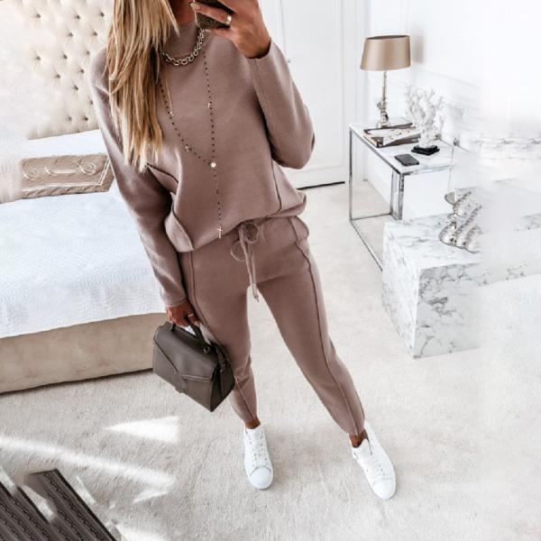 Fashion Solid Color Home Suit