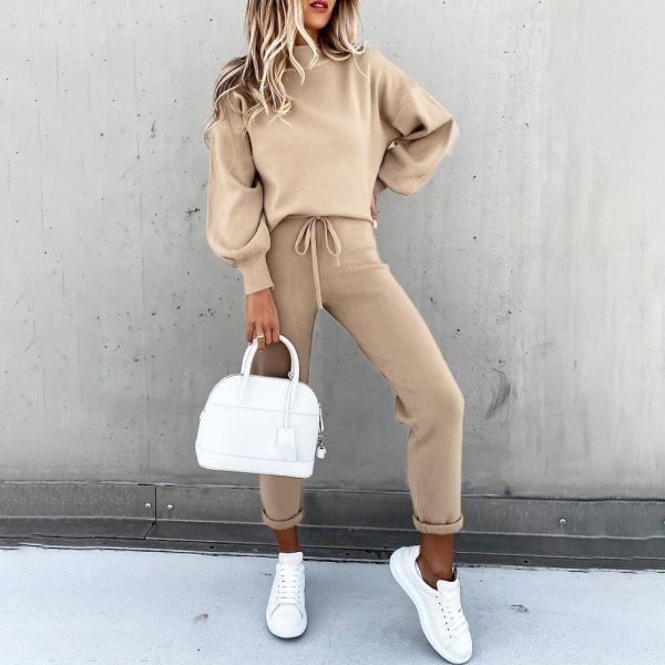 Fashion Solid Color Home Suit