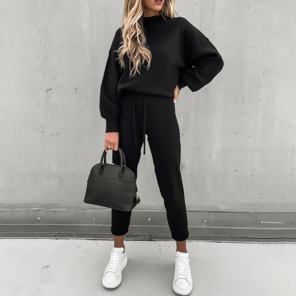 Fashion Solid Color Home Suit
