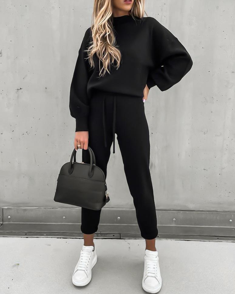 Fashion Solid Color Home Suit