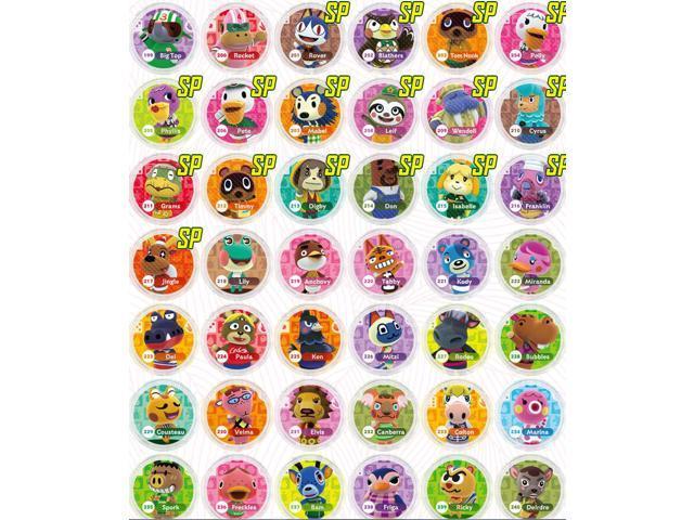 Animal Crossing - 100Pcs Third Set NFC PVC TAG Round Cards Villager Cards for  Switch AMIIBO WII U(NO 201-300)