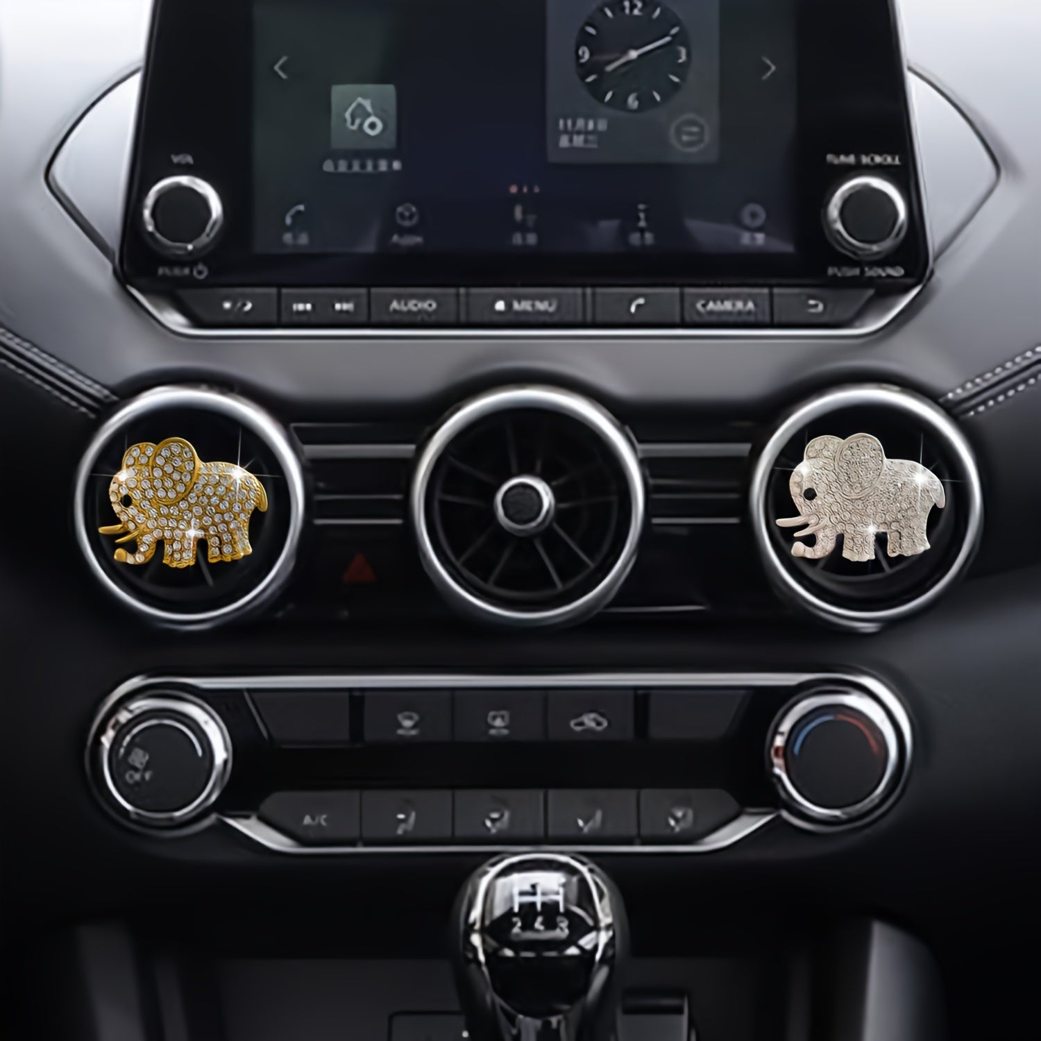 Elevate Your Car's Aroma With This Stylish Elephant Car Air Vent Perfume Clip