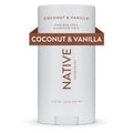 Native Deodorant | Natural Deodorant for Women and Men, Aluminum Free with Baking Soda, Probiotics, Coconut Oil and Shea Butter | Coconut &amp; Vanilla